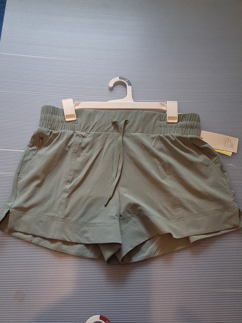 all in motion Light Sage Athletic Drawstring Shorts